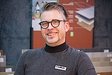 Steffen Heuer, Spanndeckenmonteur und Kundenberater